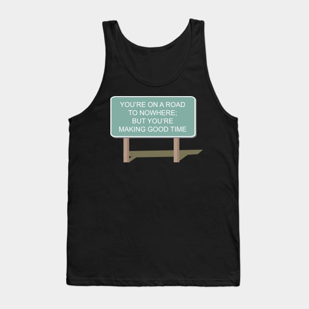 Road To Nowhere Tank Top by Maries Papier Bleu